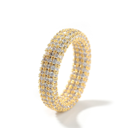 Moissanite Simple Luxury Full Diamond Ring