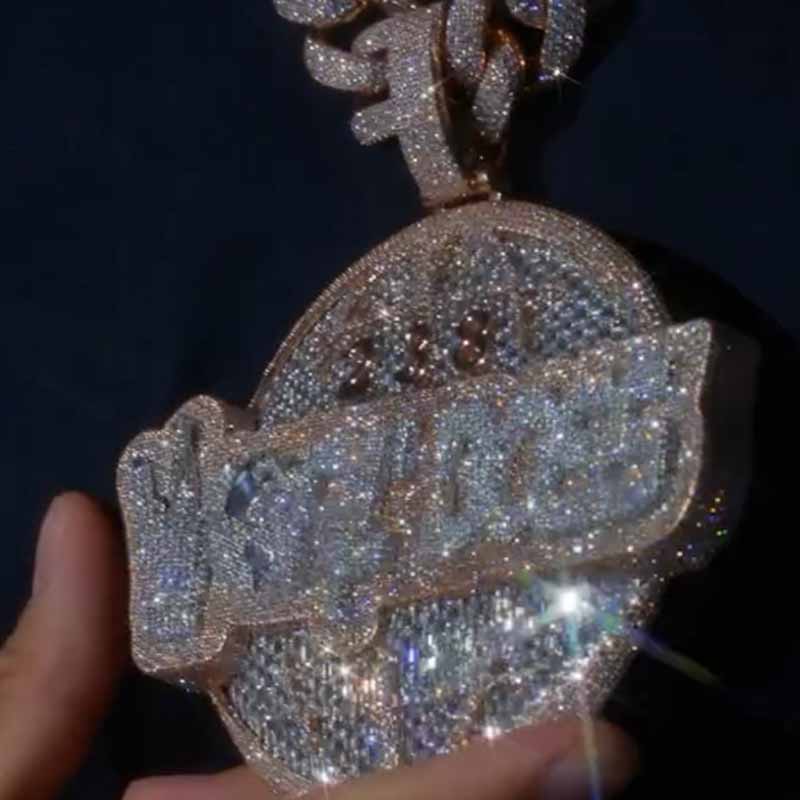 Moissanite New World Boss Pendant