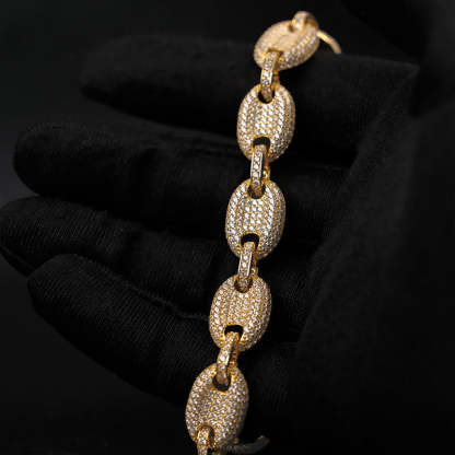 12mm Moissanite Pig Nose Bracelet