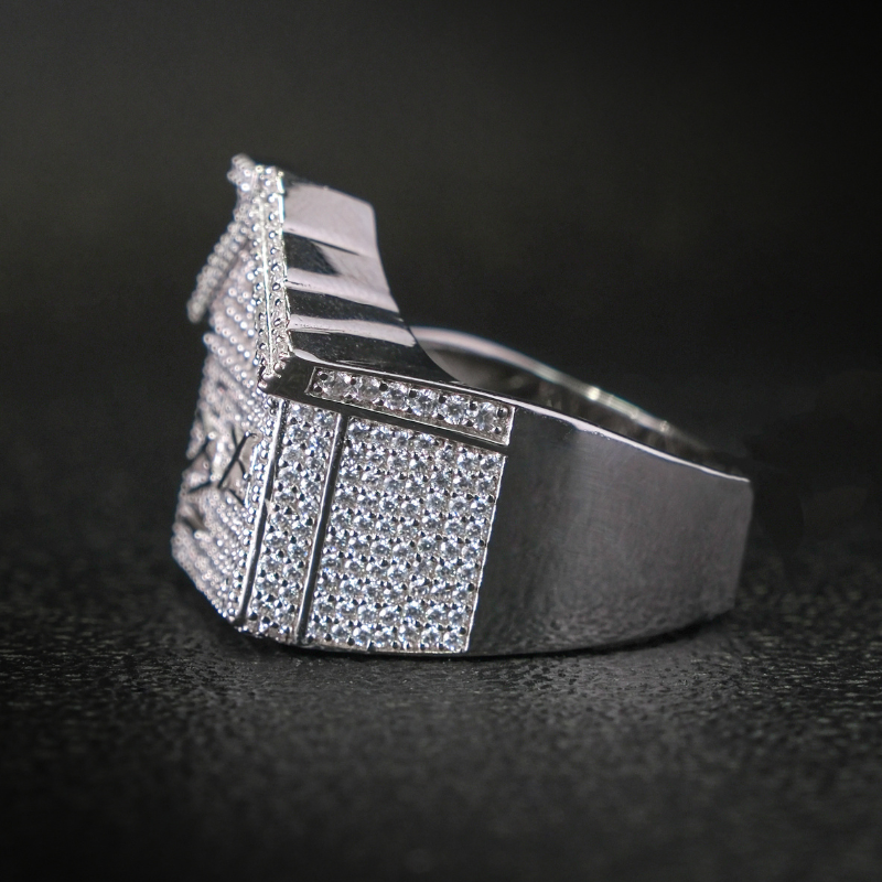 Moissanite Creative Three-Dimensional Small House Ring