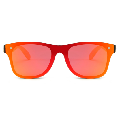 Classic Bamboo Temples Wayfarer Sunglasses