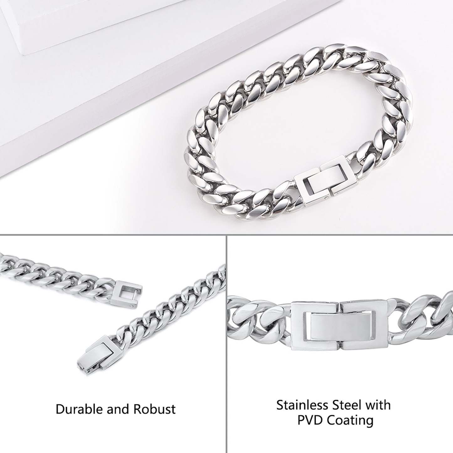 8mm Miami Cuban Link Bracelet KRKC