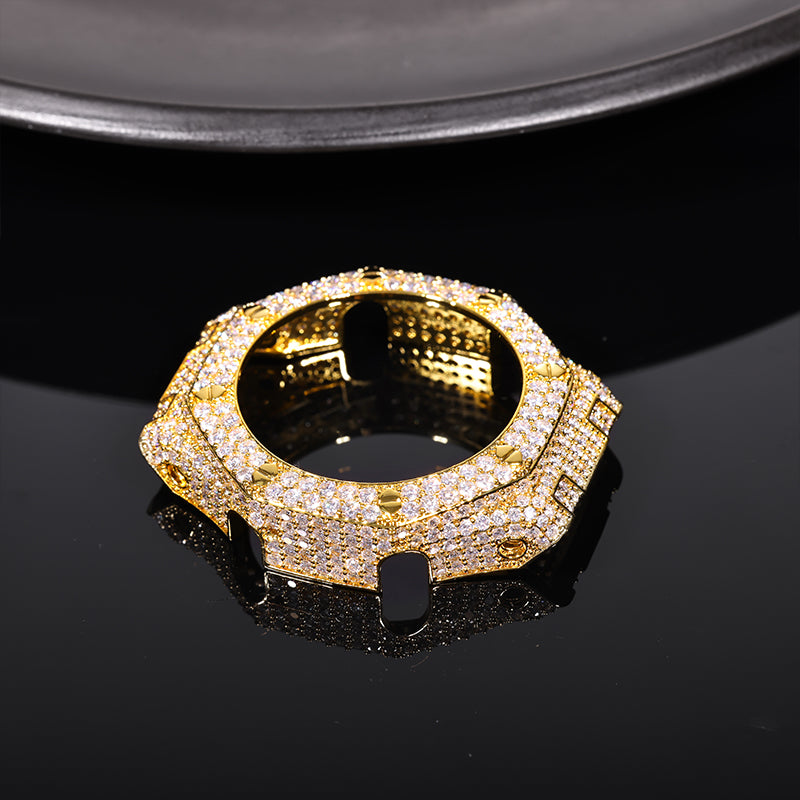 Moissanite Iced Out  Bezel For GA2100GB-A1 Watch