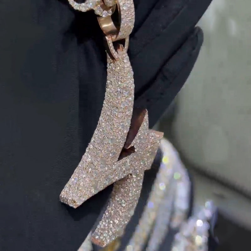 Mosaic Set 4 Moissanite Pendant