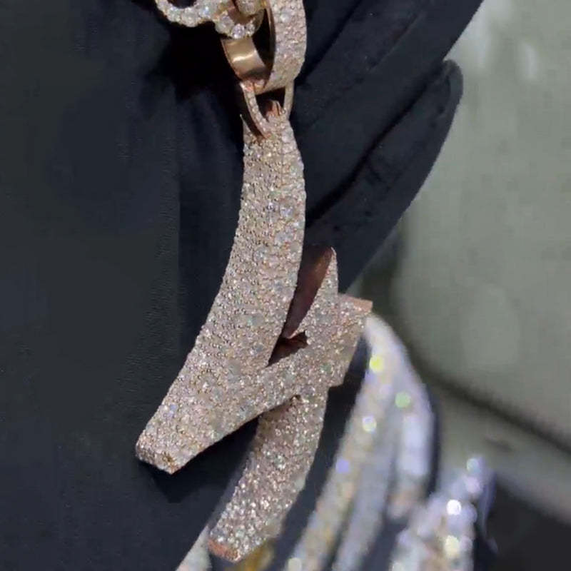 Mosaic Set 4 Moissanite Pendant