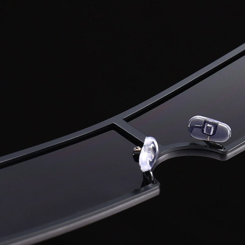 Fashionable Rectangular Rimless Sunglasses