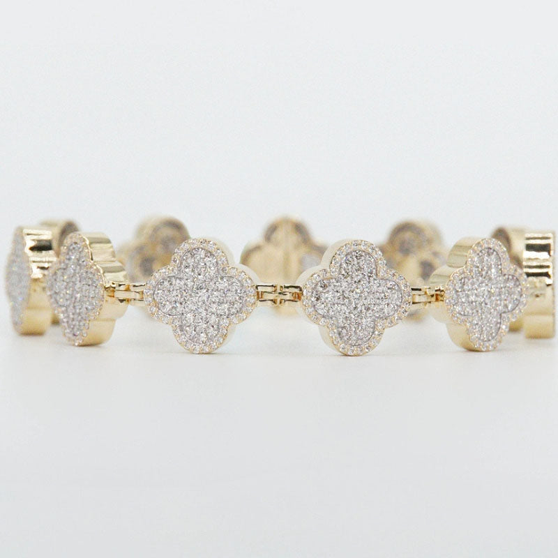 S925 Silver Moissanite Lucky Bracelet