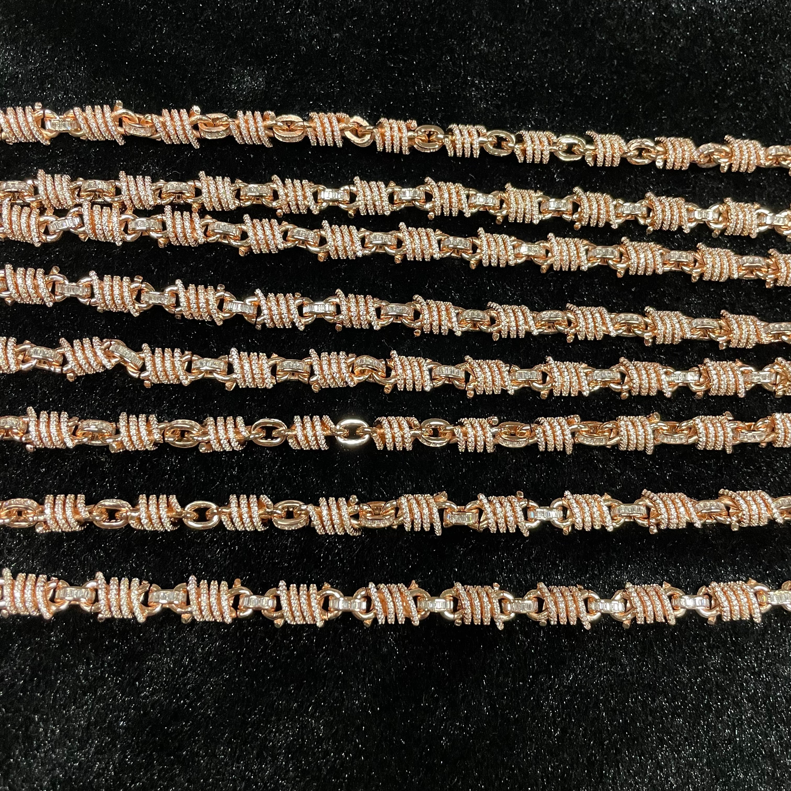 Moissanite Cross Around Oval Design Sense Chain