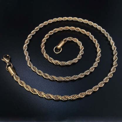 7mm/8mm Classic Hip Hop Rope Chain