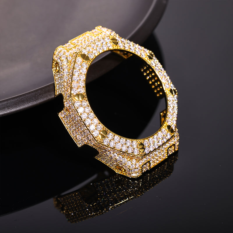 Moissanite Iced Out  Bezel For GA2100GB-A1 Watch