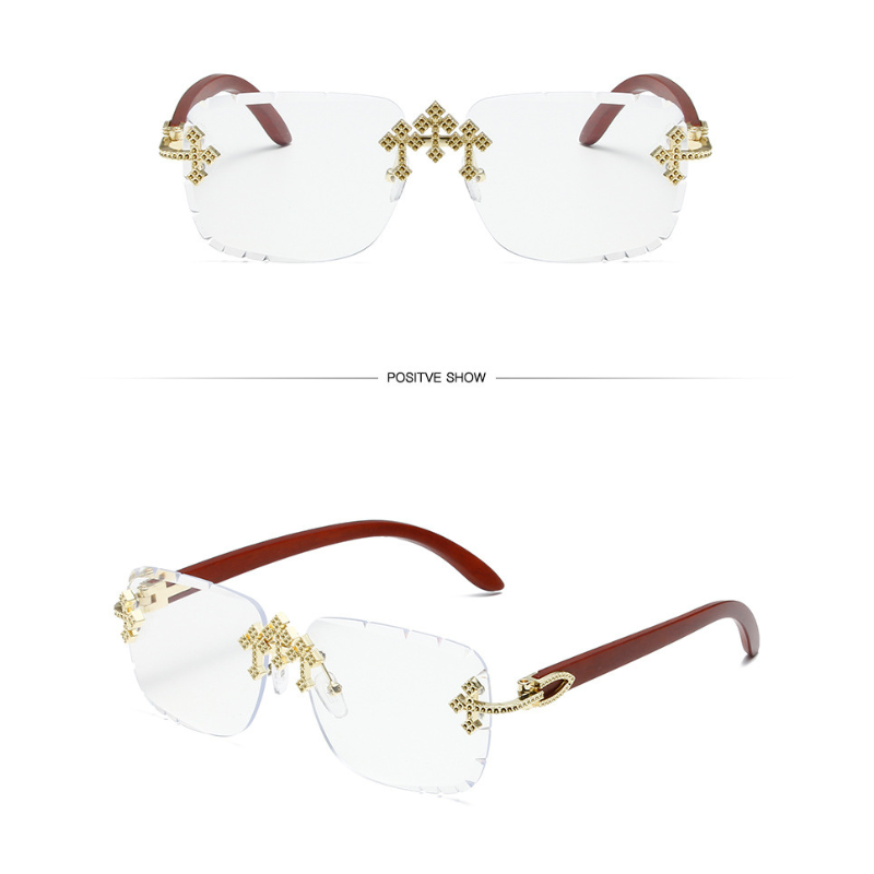 Fashionable Patterned Frameless Sunglasses