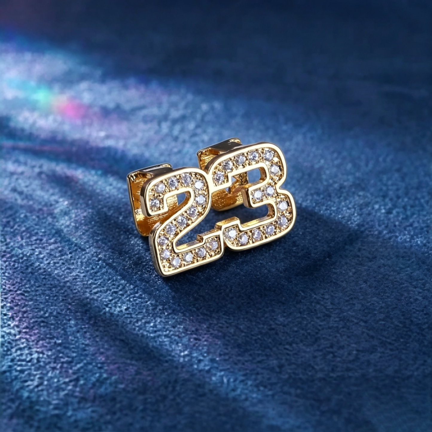 Moissanite Team No. 23 Number Grillz