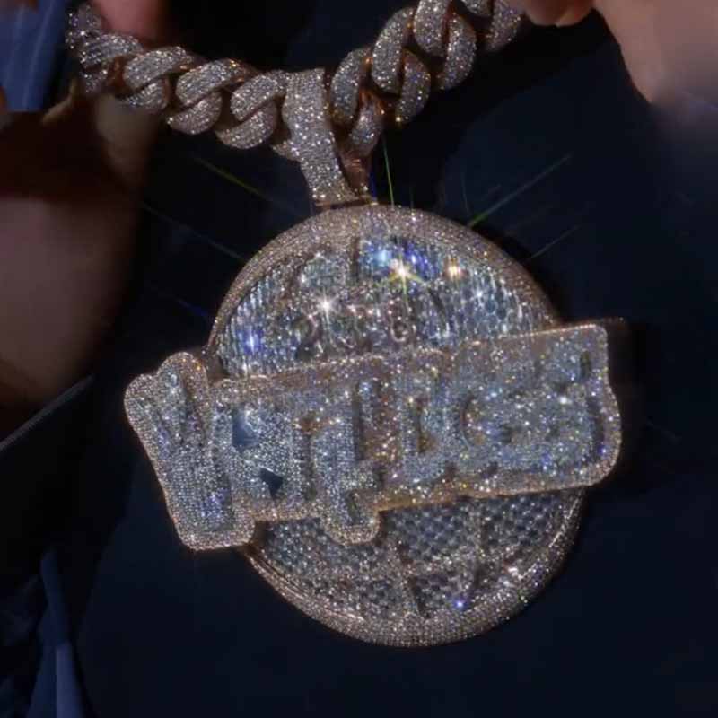 Moissanite New World Boss Pendant