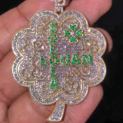 Lucky Tree of Life  Moissanite Pendant