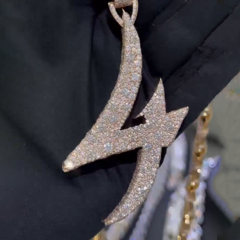 Mosaic Set 4 Moissanite Pendant