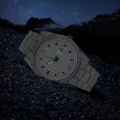 Moissanite Classic Full Diamond Watch