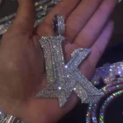 4D Effect LK Moissanite Pendant