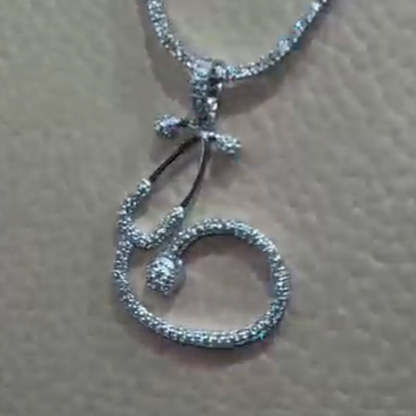 Moissanite Unique Design Little Pendant