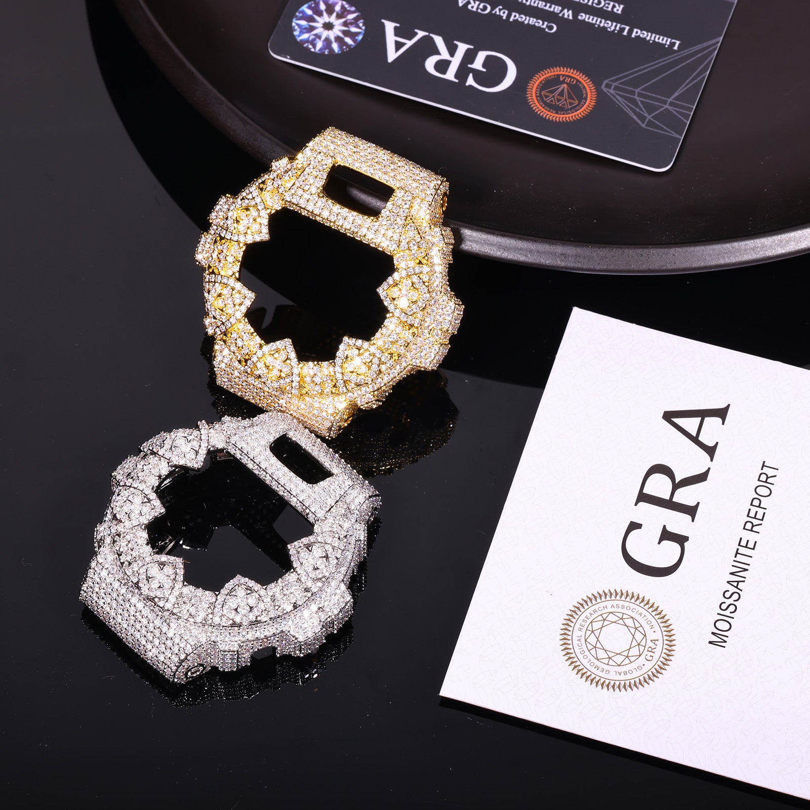 DW-6900 Hip Hop Iced Moissanite Watch Bezel