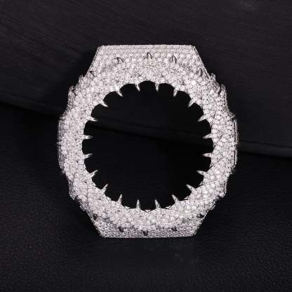 GA2100GB Iced Out Hip-Hop Moissanite Bezel