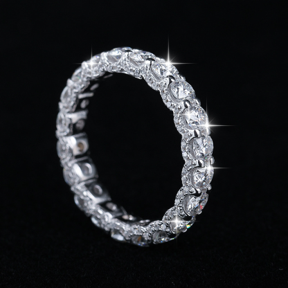 5mm Bling Frost Ice Out Diamond Ring