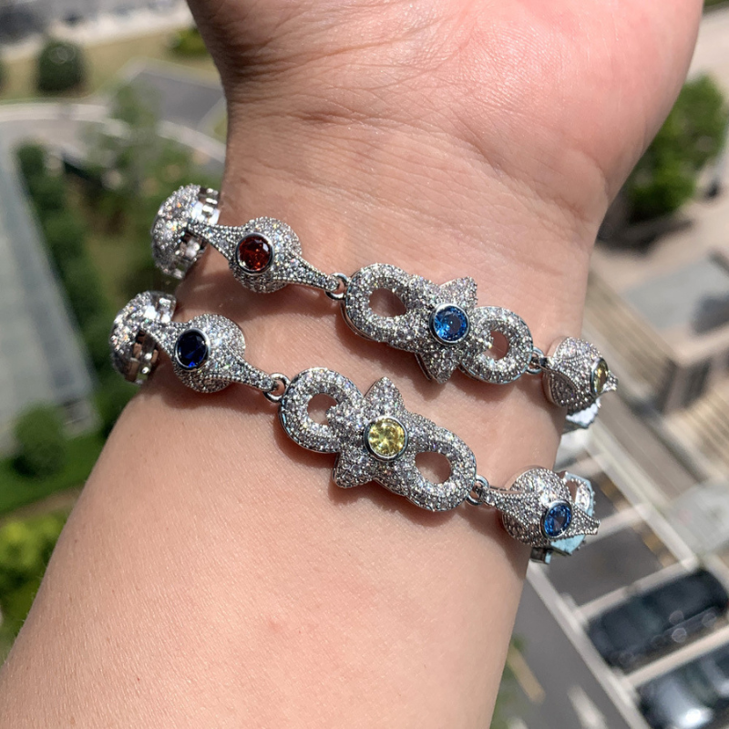 Moissanite Gemstone Star Eyes Unlimited Cuban Chain