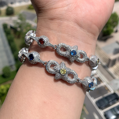 Moissanite Gemstone Star Eyes Unlimited Cuban Chain