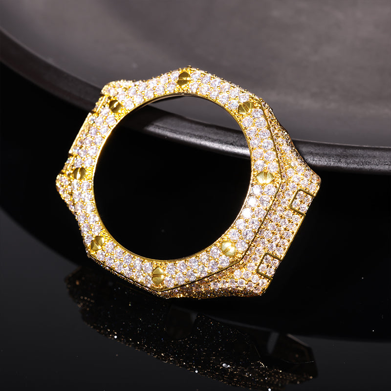 Moissanite Iced Out  Bezel For GA2100GB-A1 Watch