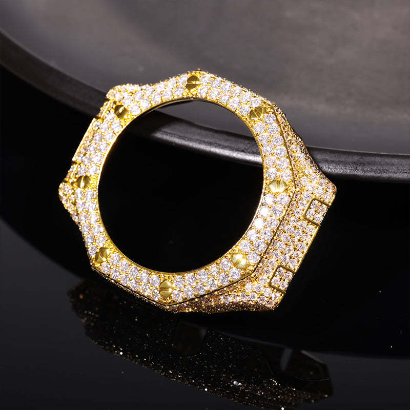 Moissanite Iced Out  Bezel For GA2100GB-A1 Watch