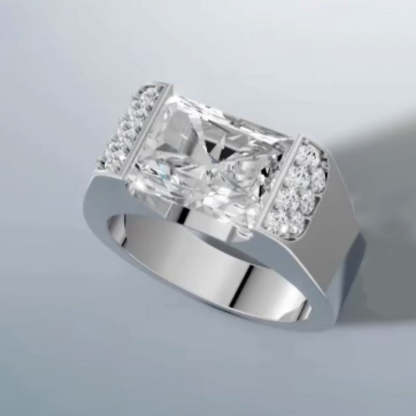 Luxury Alien Stone Moissanite Ring
