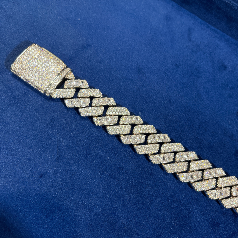 Moissanite Personalized New Cuban Bracelet