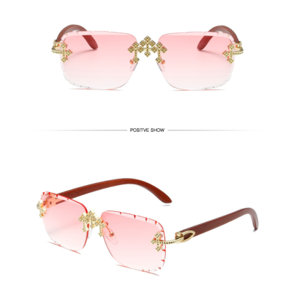 Fashionable Patterned Frameless Sunglasses