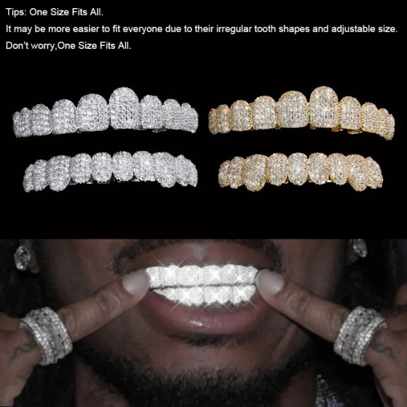 Moissanite Hip Hop Classic Grillz