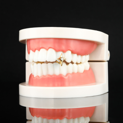 Moissanite Pentagram Creative Grillz