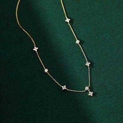Sterling Silver Clovers Chain