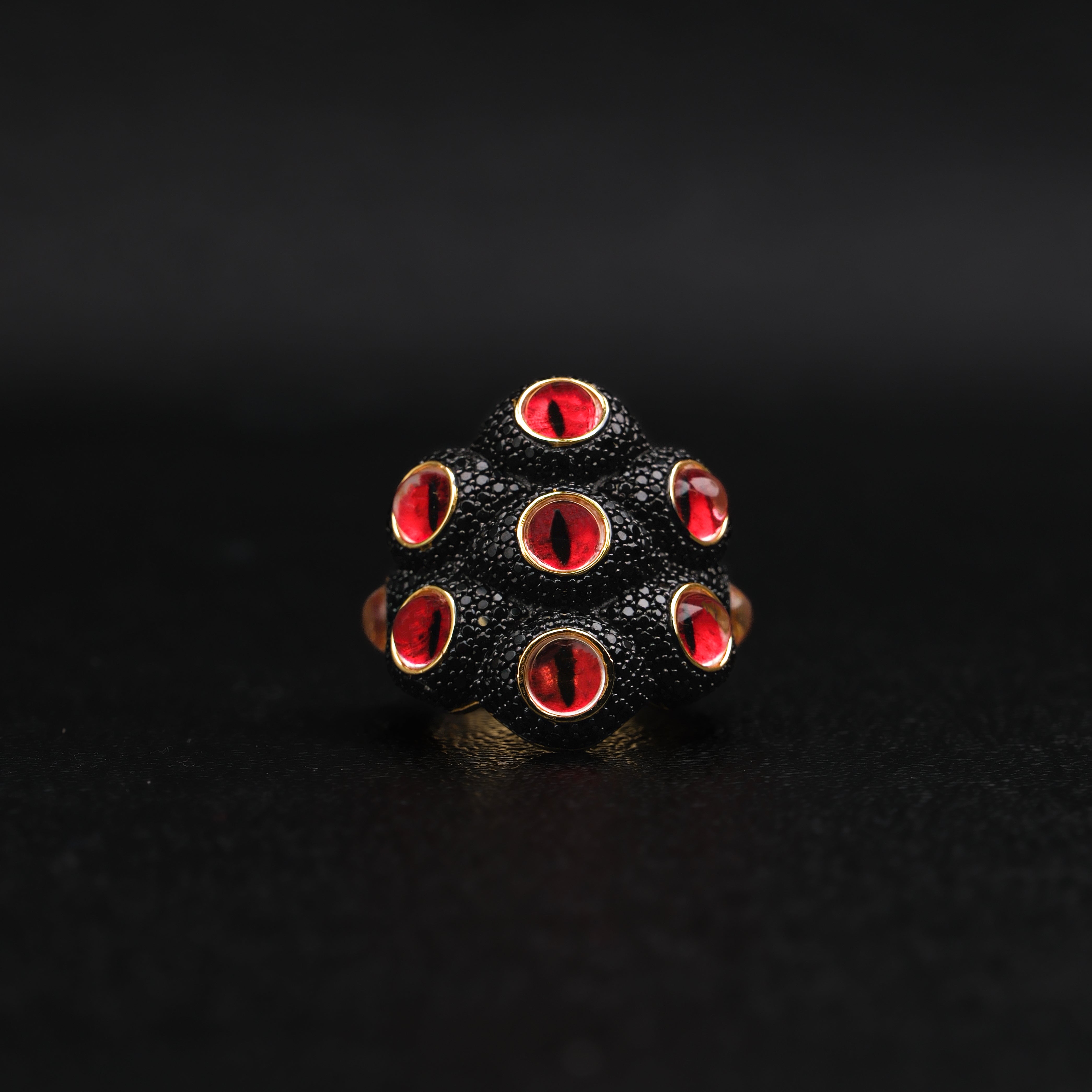 Moissanite Eye Ring