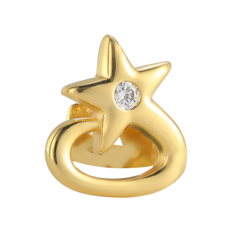 Moissanite Pentagram Creative Grillz