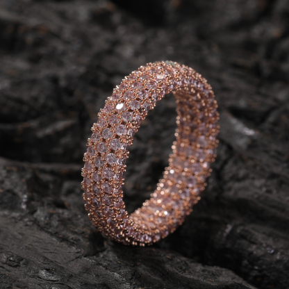 Moissanite Simple Luxury Full Diamond Ring