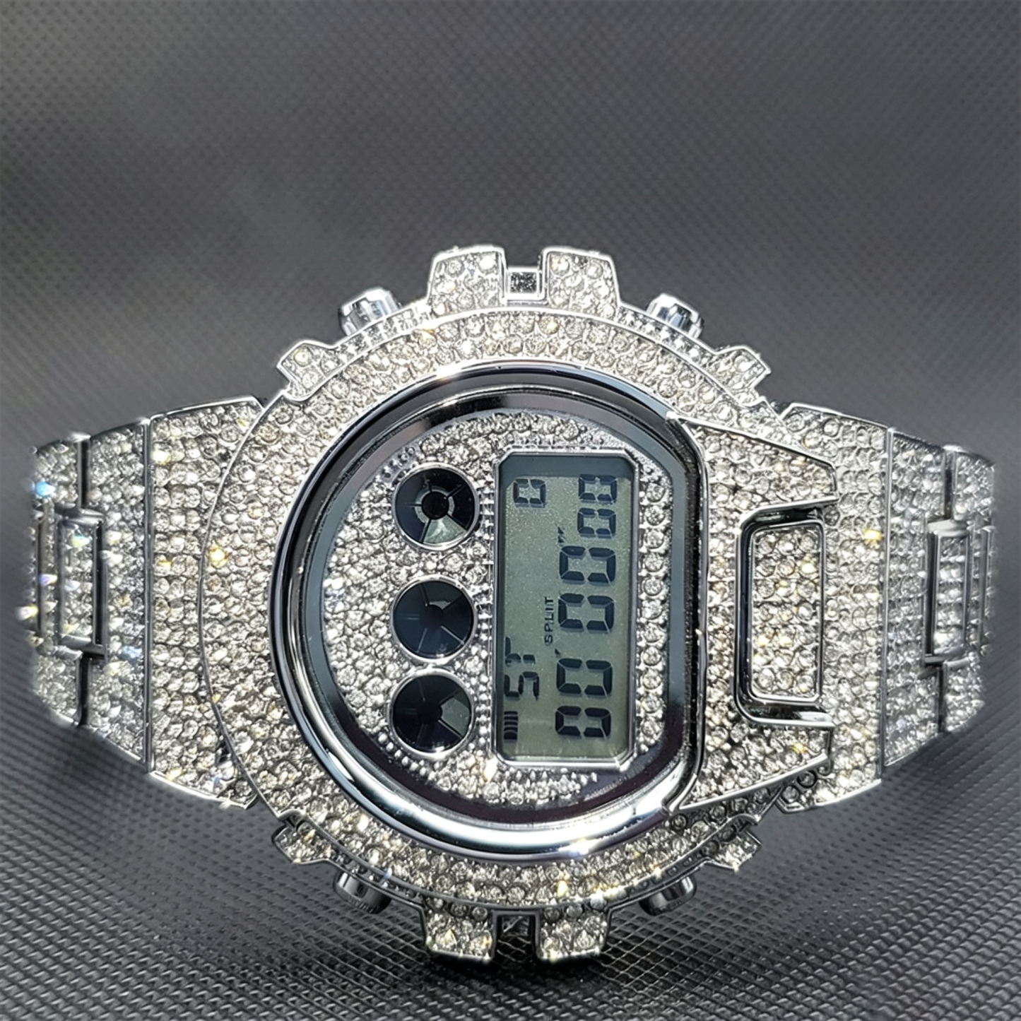 Iced Out Thorn Crown Men Watch