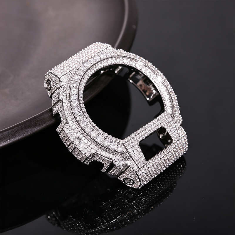 DW-6900 Moissanite Iced Out Watch Bezel