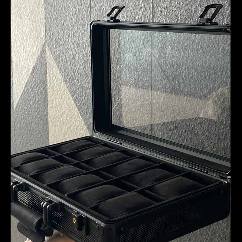 Premium Aluminum Alloy Hip-Hop Jewelry Box