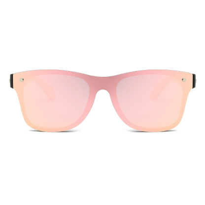 Classic Bamboo Temples Wayfarer Sunglasses