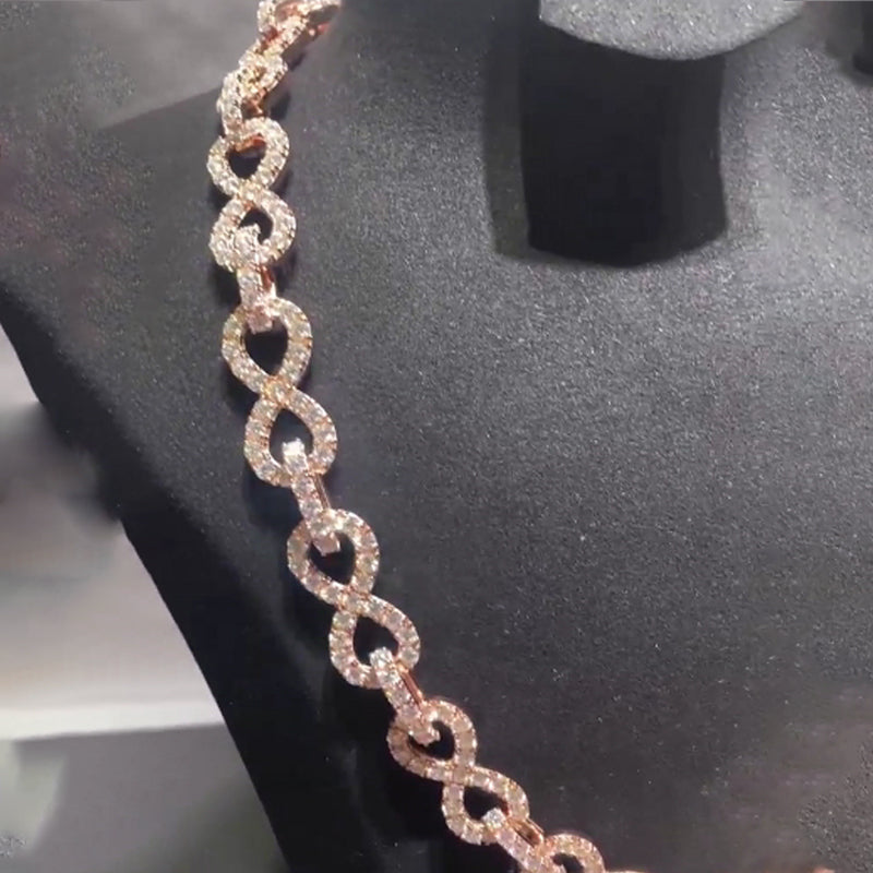 Custom Infinity "∞" Moissanite Jewellery Chains
