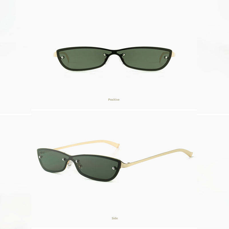 Stylish Personality One-piece Small Frame Sunglasses