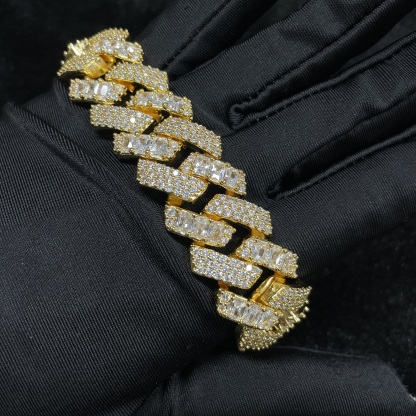 20mm Moissanite Personalized New Cuban Bracelet