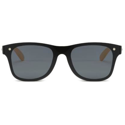 Classic Bamboo Temples Wayfarer Sunglasses