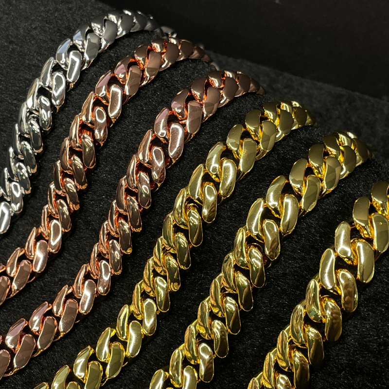 12mm Moissanite Miami Cuban 14K Bracelet