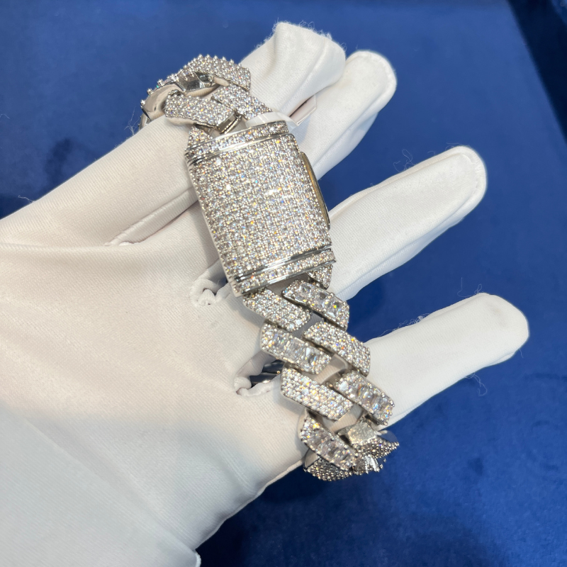 Moissanite Personalized New Cuban Bracelet