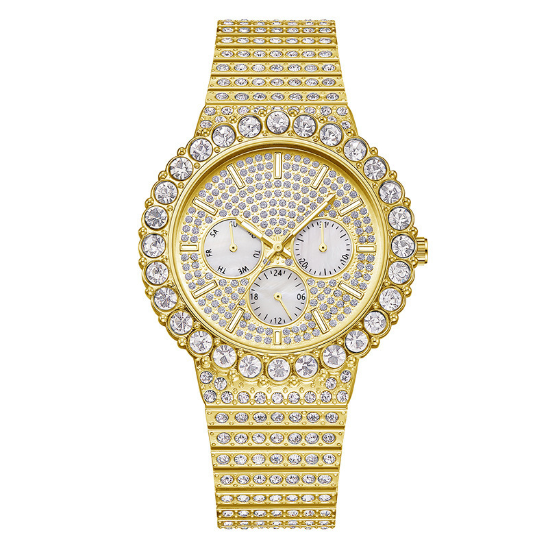Moissanite Hip Hop Classic Watch