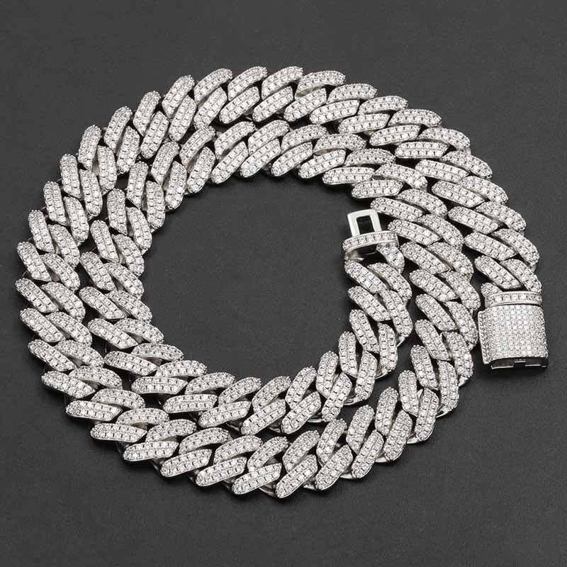 Moissanite Praying Hands Clasp Jesus Pendant